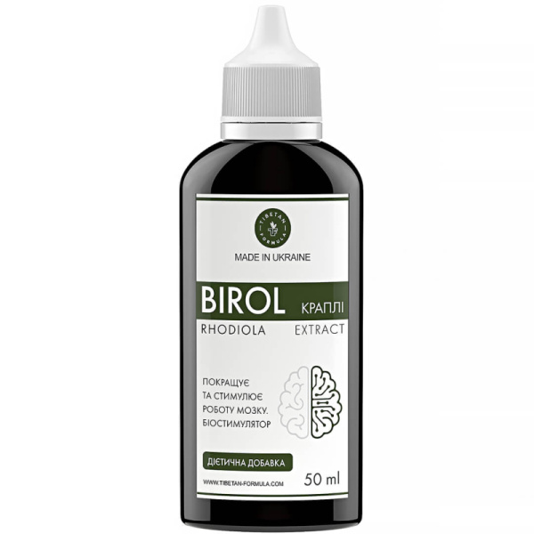 бирол капли / birol rhodiola extract 50 мл