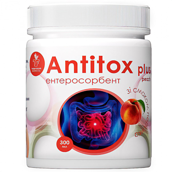 Антитокс / Antitox plus peach 300 мл Зі смаком персика
