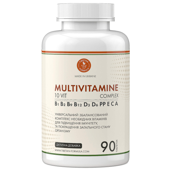 мультивитаминный комплекс / multivitamin complex (в, а, с, е, рр) 90 таблеток