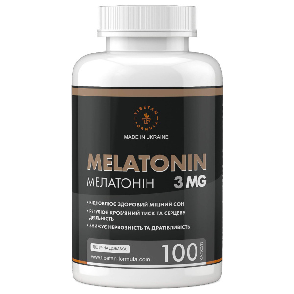 мелатонин 3 мг /melatonin 3 mg 100 капсул