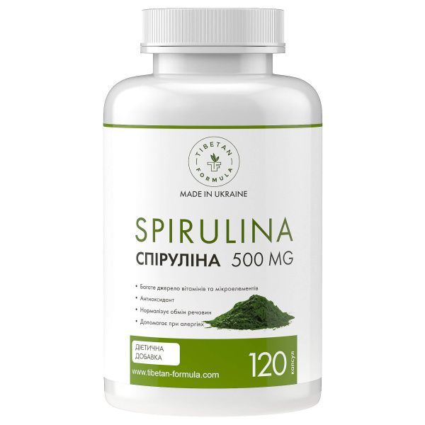 спирулина / spirulina 500 мг, 120 капс 
