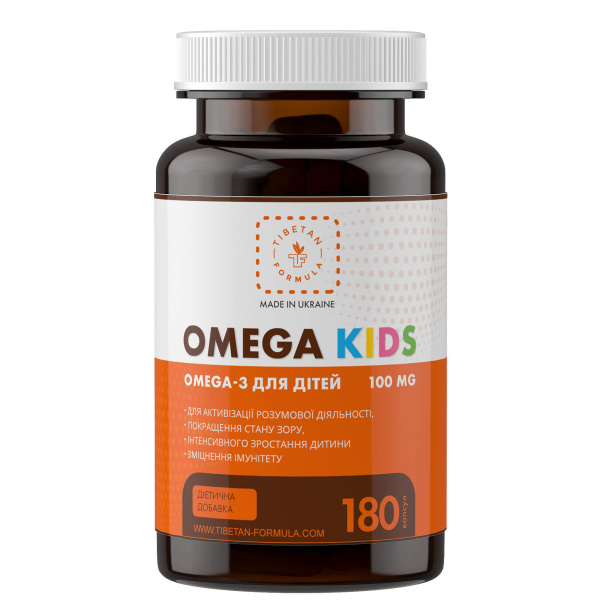 омега-3 для детей / оmega-3 kids 100 мг, 180 капс